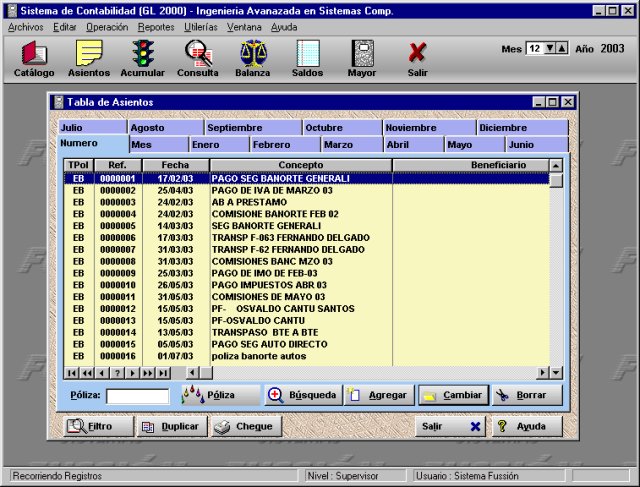 Archivo de Asientos
